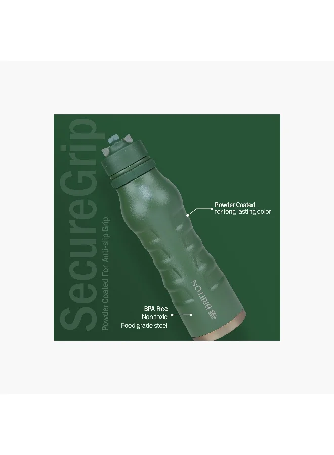 Briiton Water bottle -750Ml Double wall (stainless steel) Insulated Bottle-keeps Hot and Cold