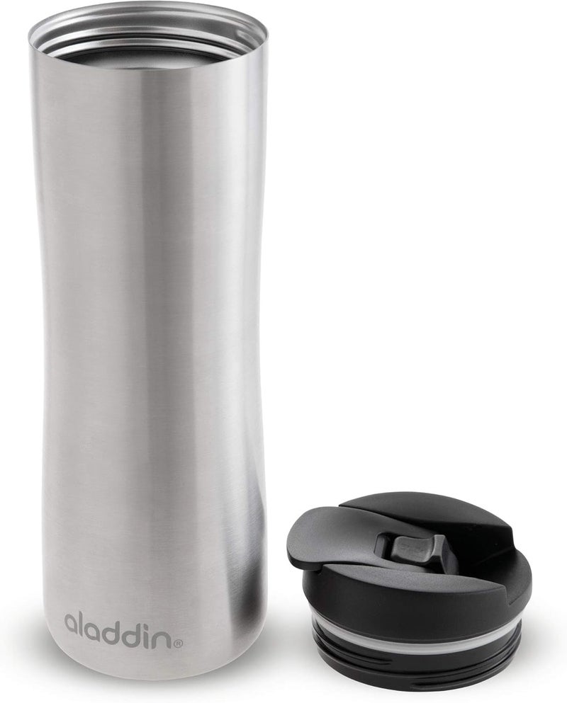 Aladdin Leak-Lock Thermavac™ Brushed Stainless Steel Mug 0.47L - Leakproof & Insulated - Image 4