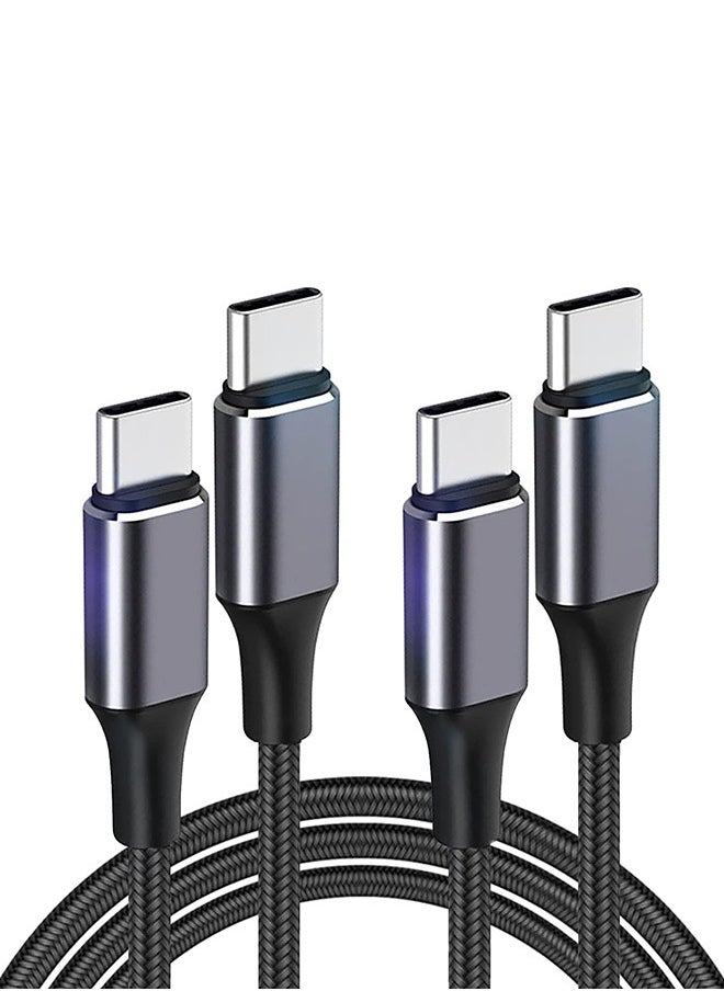 Tersely 【2 Pack】 (2M/6.6FT) 100W Fast Charging USB-C Cable, Type C PD Charger Cord for iPhone 16/15 Pro/Max/Plus/15, MacBook Pro, iPad Pro Air 2024, Pixel 9/9 Pro 8a, Samsung S24 S23 Flip/Fold 6 5  - Image 1