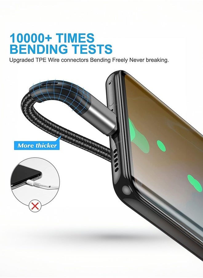 Tersely 【2 Pack】 (2M/6.6FT) 100W Fast Charging USB-C Cable, Type C PD Charger Cord for iPhone 16/15 Pro/Max/Plus/15, MacBook Pro, iPad Pro Air 2024, Pixel 9/9 Pro 8a, Samsung S24 S23 Flip/Fold 6 5  - Image 5