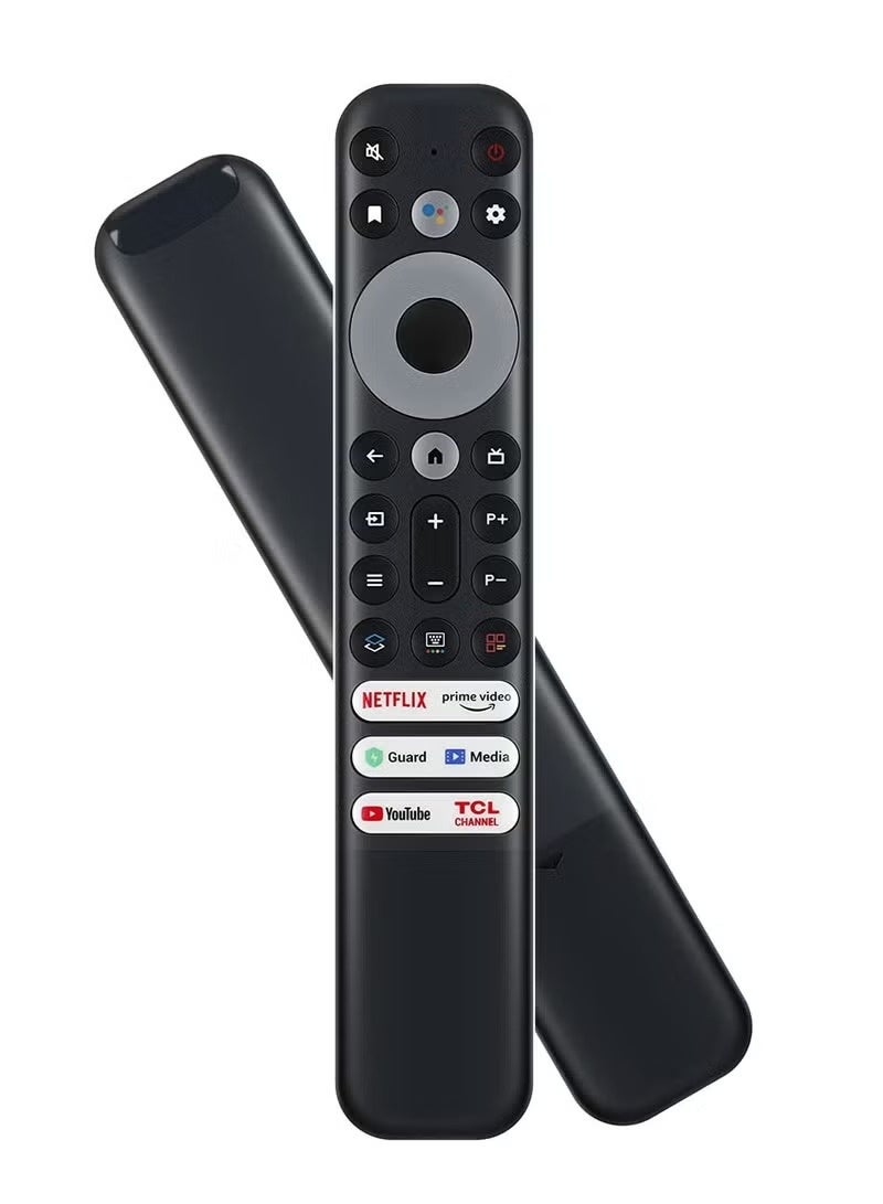 Remote Control for TCL 8K QLED 4 Series 4k UHD LED Smart Android Televisions with Netflix YouTube Guard Media Prime Video TCL Channel - Image 1