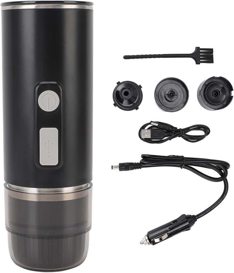 Bewinner Portable Electric Espresso Machine for Camping & Car Travel, 110ml Rechargeable Handheld Capsule Coffee Maker, Automatic Battery Operated Coffee Machine - Image 3