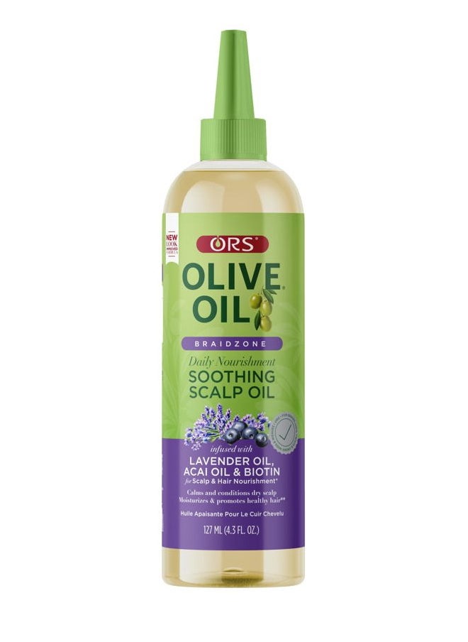 ORS Olive Oil Olive Oil Nourishing Exotic Scalp infused with Babassu Oil for Intensive Moisture 4.3 oz  - Image 1