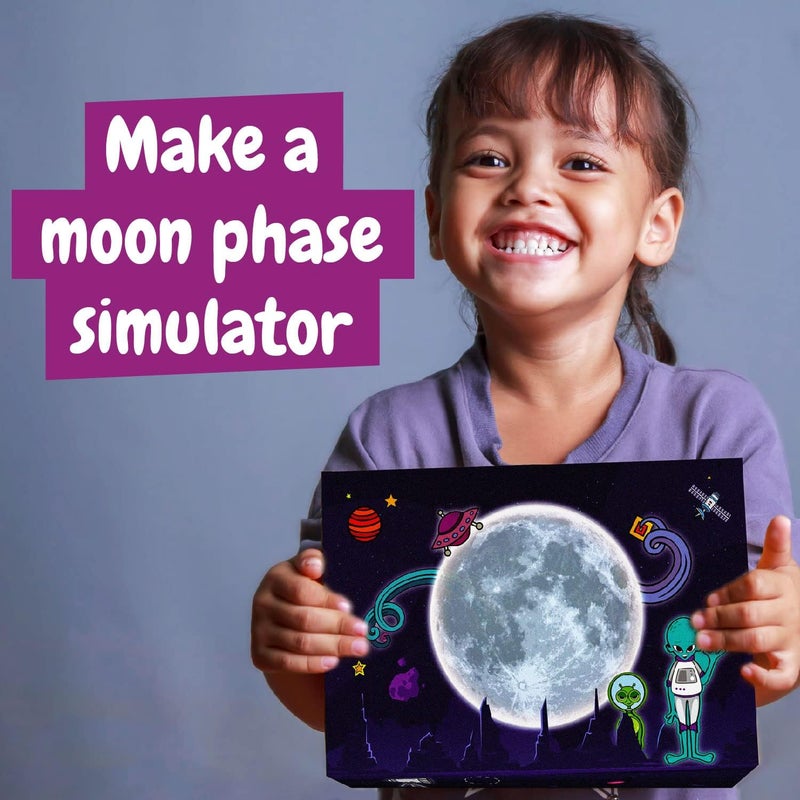 Science4you - Adventure in the Space Laboratory for Children 4+ - Experiment Box, 17 Activities: Solar System Model, Planent Mobile and Rocket Toy - Astronomy Gifts, Crafts, Medium - Image 4