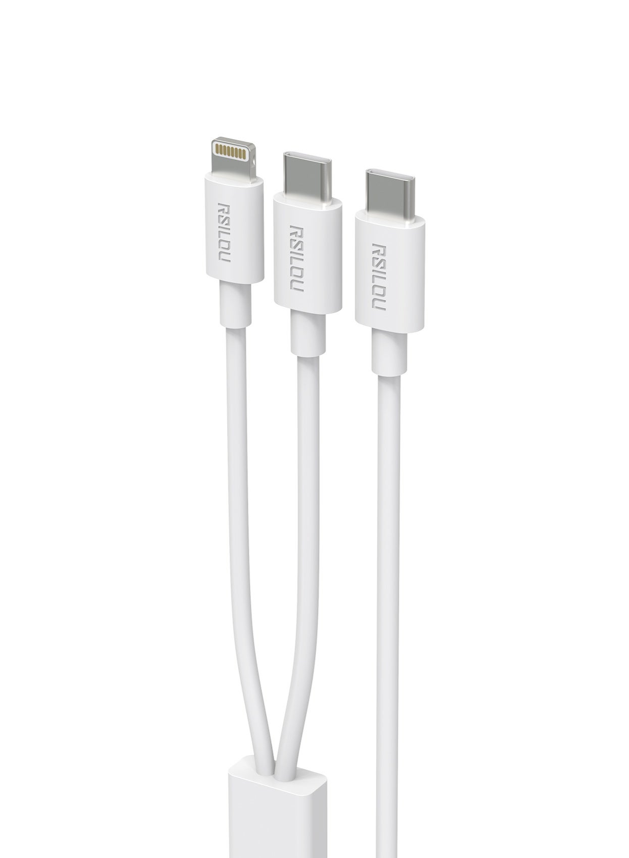 آر سيلو Rsilou r2024-001 2-in-1 And Data Cable typec 1.2 M 60W