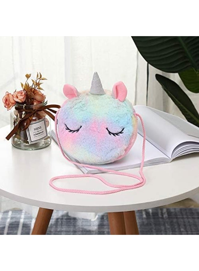 Unicorn Girls Crossbody Bag – Colorful Kids Shoulder Sling Bag with Adjustable Strap, Lightweight Travel & Everyday Bag (Multicolor) - Image 3