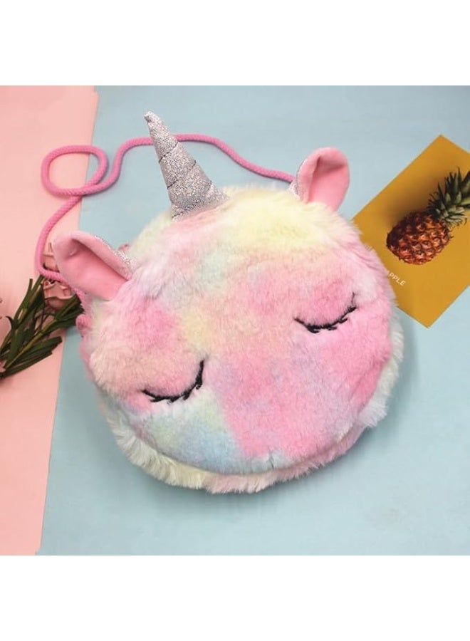Unicorn Girls Crossbody Bag – Colorful Kids Shoulder Sling Bag with Adjustable Strap, Lightweight Travel & Everyday Bag (Multicolor) - Image 4