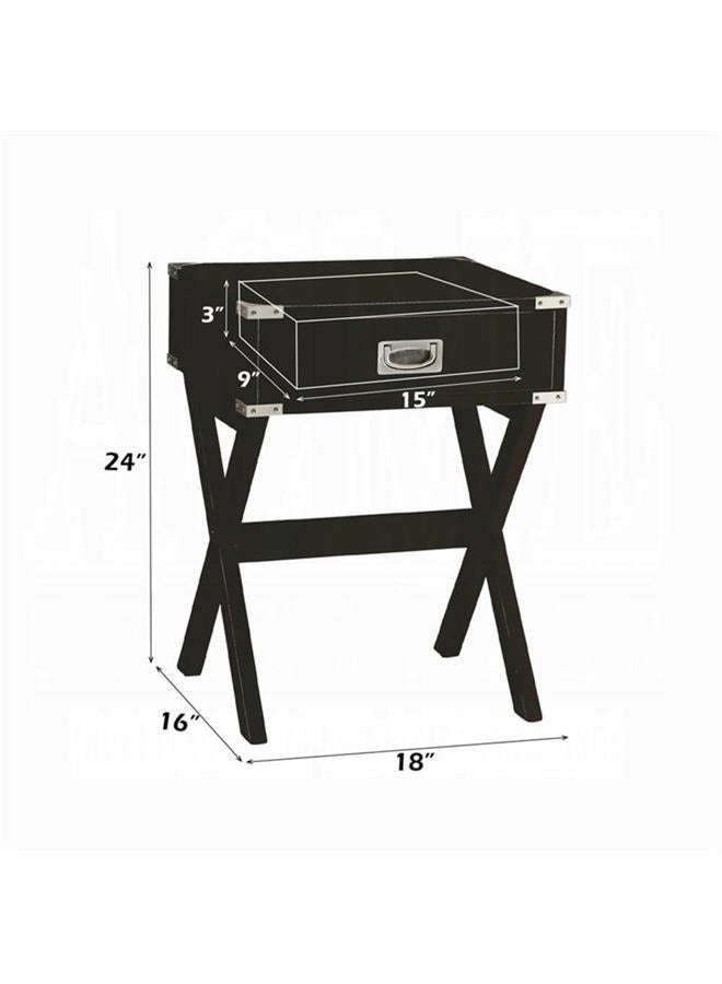 acme Furniture 82822 Babs End Table, Black, One Size - Image 3