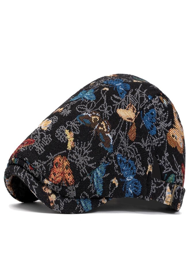 CNUSER Cotton Newsboy Cap,Breathable Ivy Gatsby Cabbie Beret Hat for Men's Women Driving Hunting Golf - Image 3