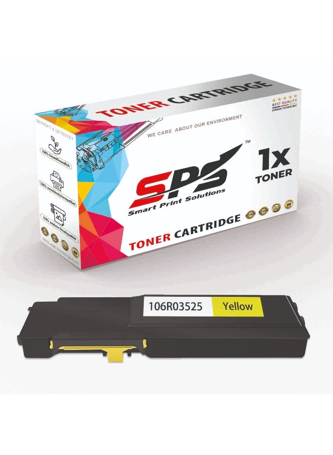Smart Print Solutions SPS Compatible Toner Cartridges for Xerox - C400Y 106R03502 | 1x Yellow | Yield upto 2,500 Pages - Image 1
