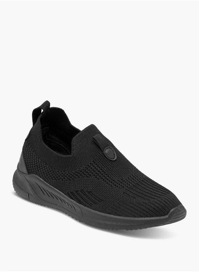 شو اكسبرس Boys Textured Slip-On Sneakers