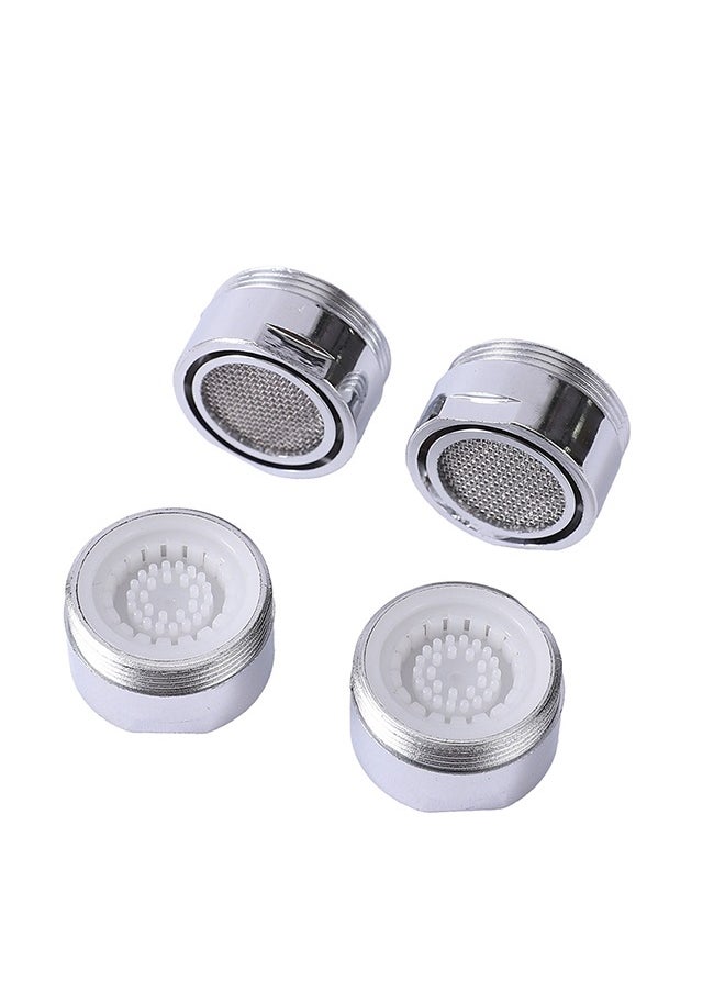 LAWAZIM Plastic Faucet Aerator Set - 12 Piece - Kitchen Bathroom Sinks Faucet Flow Restrictor, ABS Plastic Water Saving Aerator Tap Parts, LeakProof, Male thread Screw-on Universal Fit Bulk Pack.  - Image 4