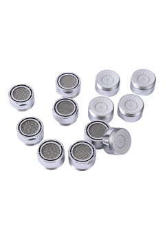 LAWAZIM Plastic Faucet Aerator Set - 12 Piece - Kitchen Bathroom Sinks Faucet Flow Restrictor, ABS Plastic Water Saving Aerator Tap Parts, LeakProof, Male thread Screw-on Universal Fit Bulk Pack.  - Image 3