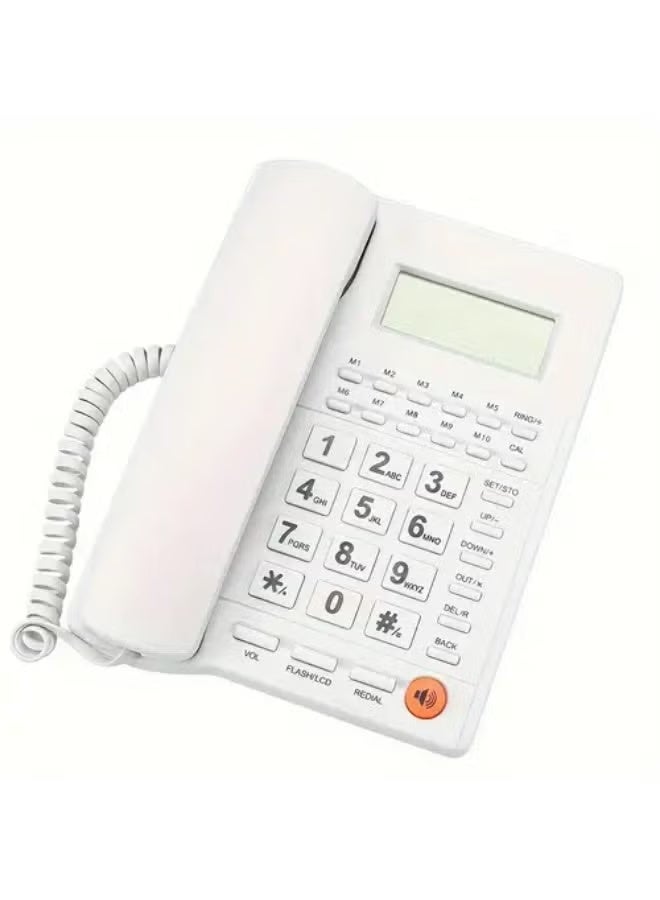 Green Tiger 8204CID Caller ID Corded Phone with Speakerphone & Calculator