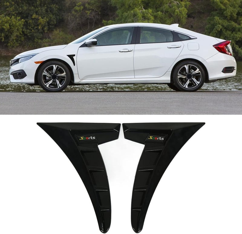 2 Pack Side Fender Vent for Mazda CX-5 2023-2025, Fake Air Intake Decorative Trim Black - Image 4