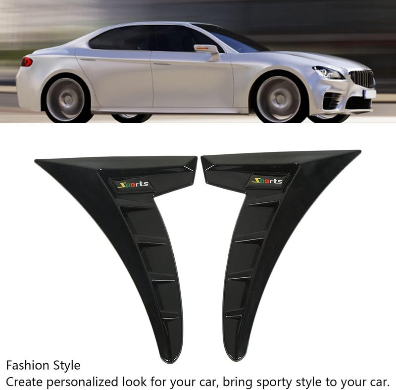 2 Pack Side Fender Vent for Mazda CX-5 2023-2025, Fake Air Intake Decorative Trim Black - Image 3