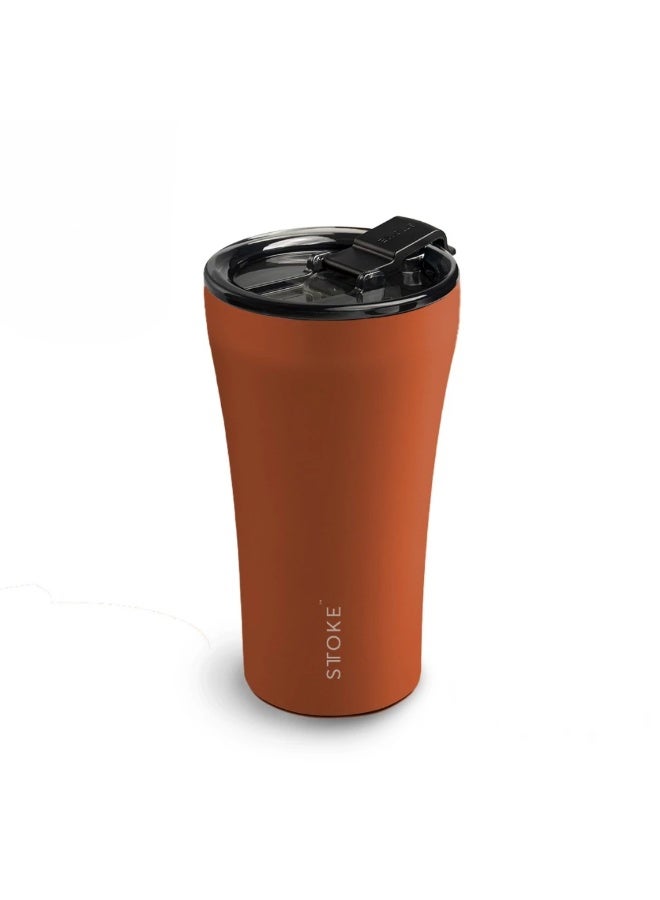 STTOKE Ceramic Insulated Leakproof Tumbler Bottle - 350ml/12oz | Commuter Cup Earth Series(Desert Sunburst) - Image 1