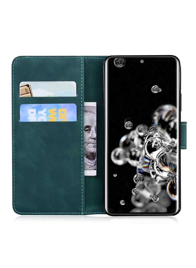 S-TOP Case For Samsung Galaxy S20 Ultra Skin Feel Pure Color Flip Leather Phone Case - Image 4