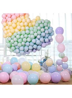 SKY-TOUCH SKY-TOUCH 100 pcs Macaron Latex Party Balloons，Candy Colored Latex Party Balloons For Wedding, Graduation, Kids Birthday Party,Christmas,Baby Shower, Party Supplies, Arch Balloon Tower  - Image 4