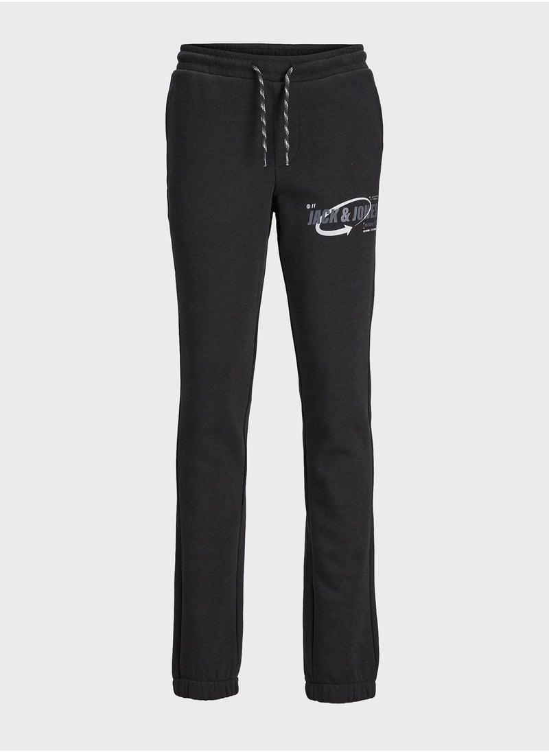 Jack & Jones Junior - Youth Graphic Sweatpants - Image 1