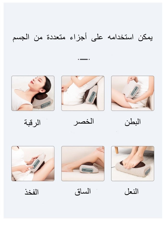 Ru syanl Home Electric Neck Massager Multifunctional Massage Pillow Suitable for Waist Legs and Other Parts  - Image 5