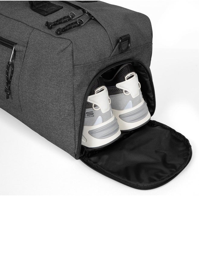 EASTPAK Eastpak Duffl'R L Black Denim Large Duffle Bag  - Image 5