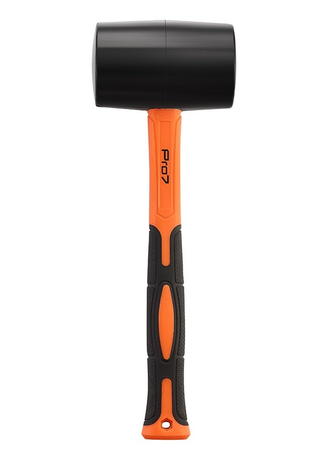 لوازم برو7 جاكوش ربر بلاط اسود يد فيبر 890 غ - مطرقة مطاطية ناعمة لا تترك خدوش - مناسبة لتركيب البلاط، الأرضيات، النجارة، الأعمال اليدوية والتخييم - Image 2