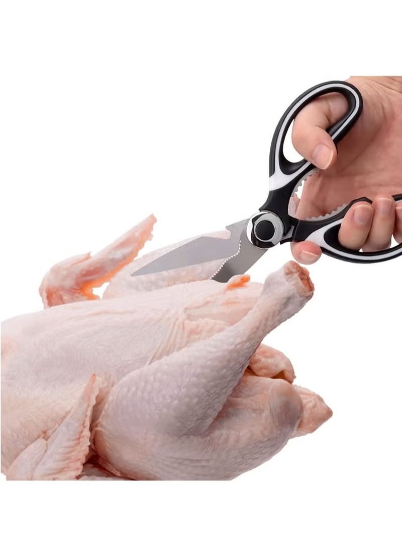 Generic - Kitchen Shears, 2 Pack Heavy Duty Kitchen Shears, Dishwasher Safe Meat Shears, Universal Kitchen Shears for Chicken/Poultry/Fish/Meat - Image 1
