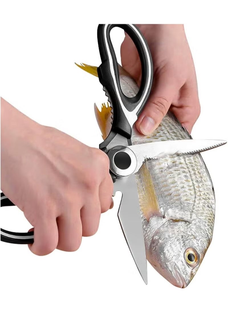 Generic - Kitchen Shears, 2 Pack Heavy Duty Kitchen Shears, Dishwasher Safe Meat Shears, Universal Kitchen Shears for Chicken/Poultry/Fish/Meat - Image 1