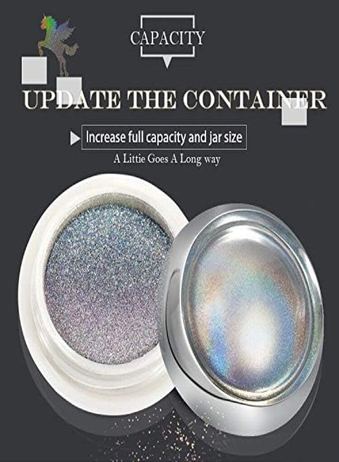 Pretty Diva PrettyDiva Holographic Nail Powder - Unicorn Rainbow Chrome Nails Powder Manicure Pigment 1g/jar - Image 2
