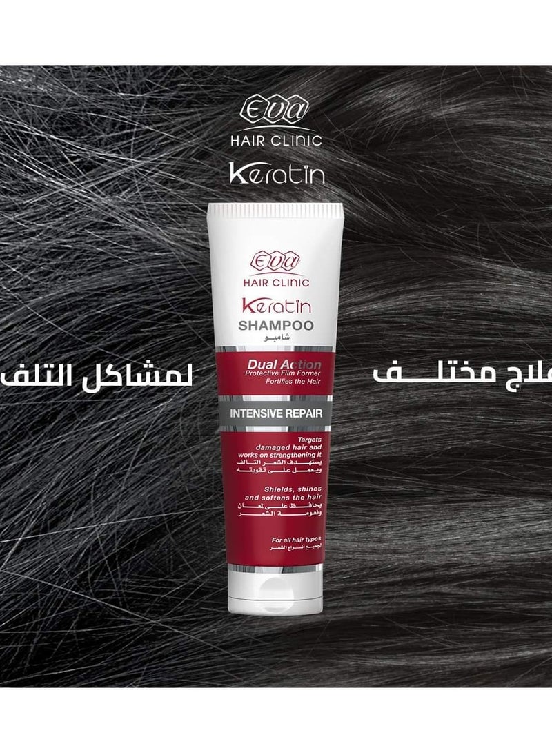إيفا إيكيراتين شامبو لجميع أنواع الشعر - 230 مل - Image 5