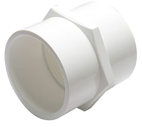Rainbow Dream 3/4 Inch PVC Female Adapter Pipe Fitting (Socket x Female Pipe Thread) - 10 Pack, White - Image 1