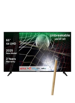 GeneralGold GeneralGold 65 Inch Smart TV 4K Ultra HD, Unbreakable Double Glass, 2025 New Model, Android 14.0, Built-in Netflix, YouTube, Prime Video, Shahid 
