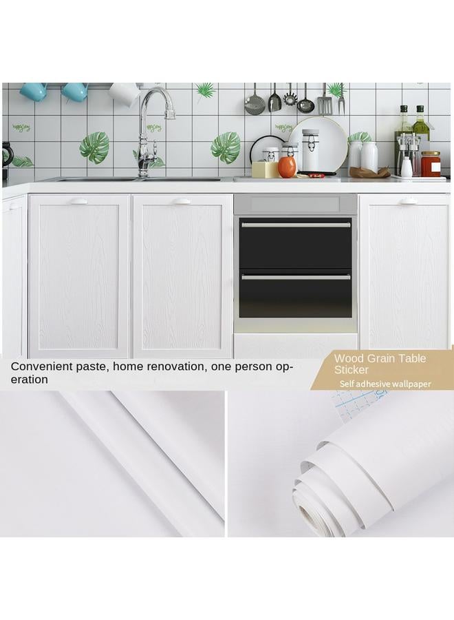 Bluejw Vintage PVC Wood Grain Paper Stickers Wallpaper Self-adhesive Furniture Table Paper Self-wallpaper Renovation Dormitory Self-stickers Allape - Image 1