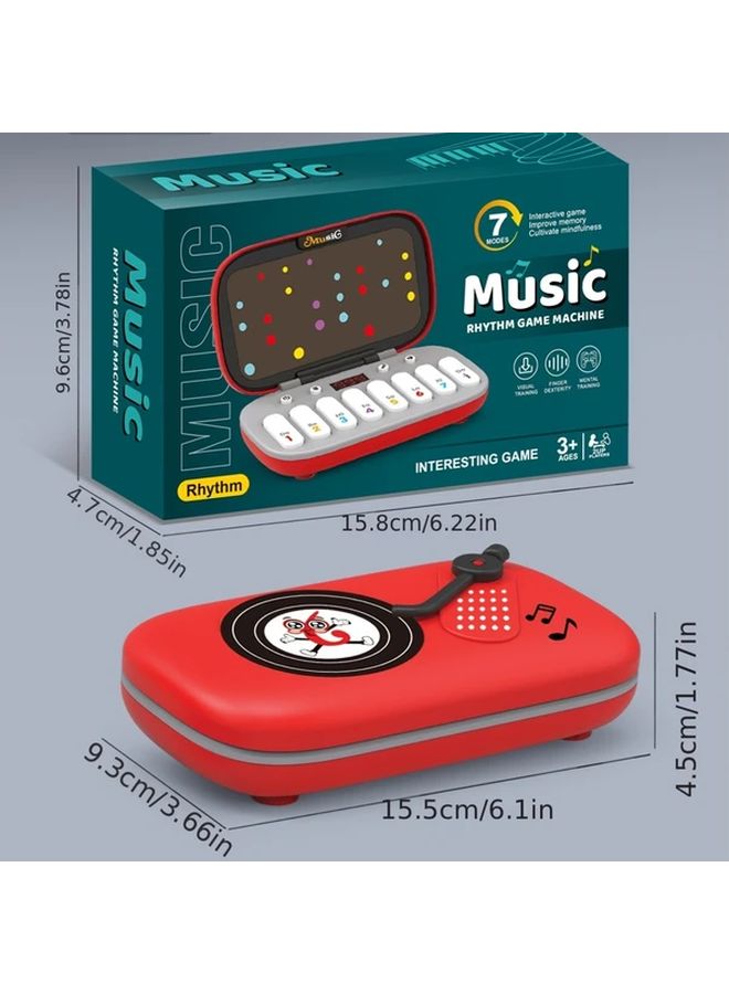 جرين ريذم ماستر لعبة موسيقى كونسول 7 أوضاع لوحة مفاتيح محمولة لعبة تعليمية هدية عيد ميلاد للأطفال - Image 3
