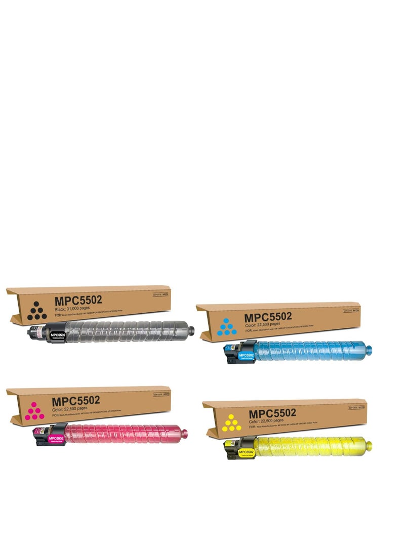Terabyte Compatible RICOH MPC4502/5502 Copier Cartridges Compatible with Ricoh Aficio MPC 5000 4501 5501 3002 3502 4502 5502 MPC3002 MPC4502 - Image 2