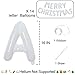 Tellpet Merry Christmas Balloons Banner Christmas Party Decorations White - Image 4