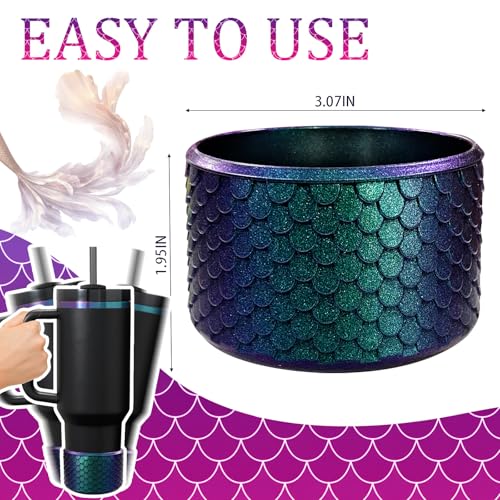 CEDIDJAC Silicone Boot for Hydroflask 12-24 Oz, IceFlow 20-30 Oz, Owala Tumbler 40 oz - Bottom Protector for Stanley Cup Accessories (Jungle Green) - Image 4
