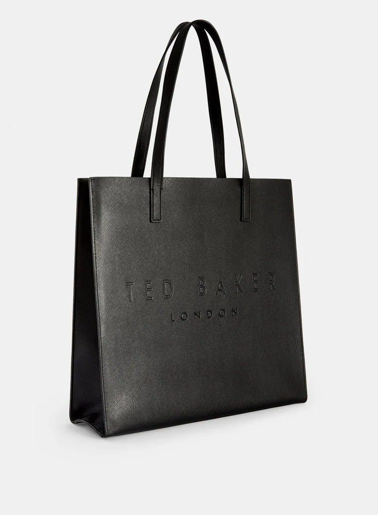 تيد بيكر حقيبة توت نسائية كبيرة من تيد بيكر باللون الأسود - Image 1