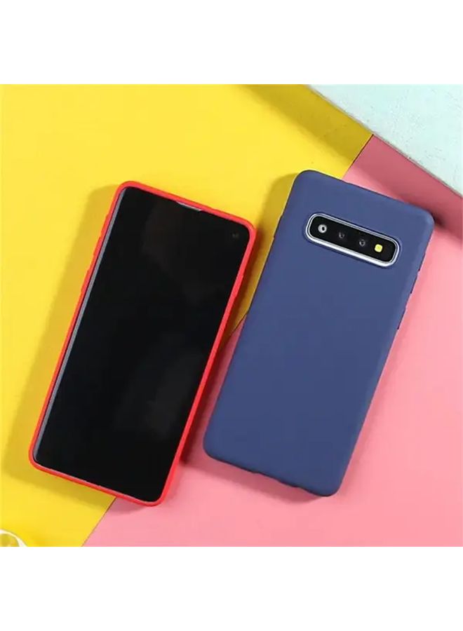 Red Soft Phone Case Compatible with Galaxy S10e Candy Color Back Cover - Image 4