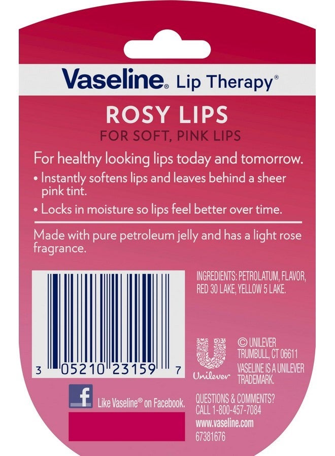 فازلين ليب ثيرابي 0.25 أونصة، عبوة من 3 قطع - كريم بروليه، شفاه وردية وزبدة الكاكاو - Image 3