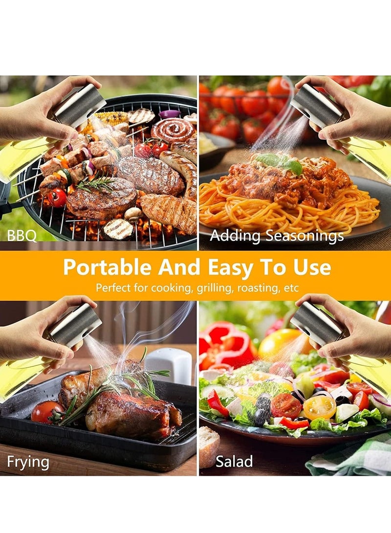 MJZ 100ml Oil Sprayer for Cooking Glass Olive Oil Dispenser Bottle for Kitchen, Premium Glass Oil Bottle, Food Grade Oil Mister for Air Fryer, Salad, Frying, BBQ - Image 4