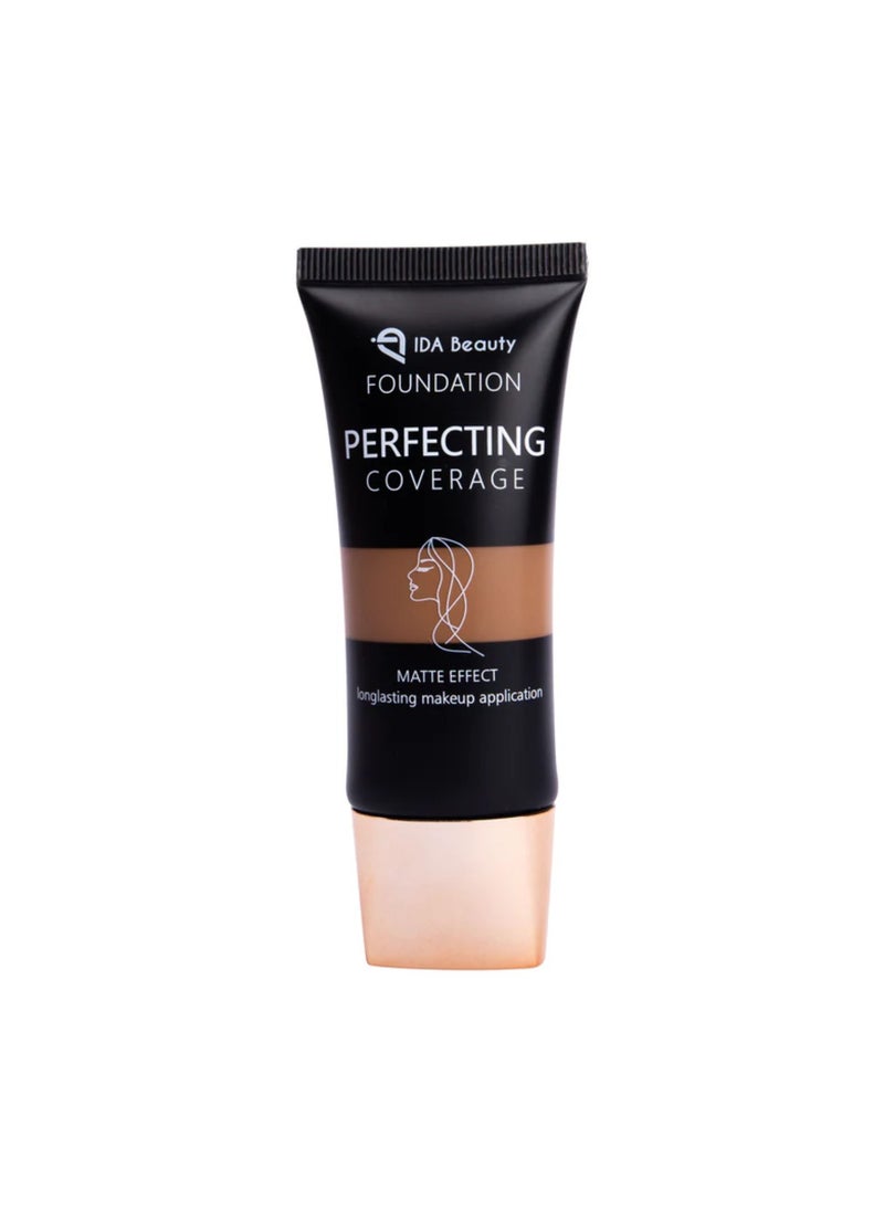 IDA Beauty - Glam It! Perfecting Coverage Foundation | Full Coverage, Matte Finish, Long-Lasting, Lightweight | Vegan, Halal, Cruelty-Free - Image 1