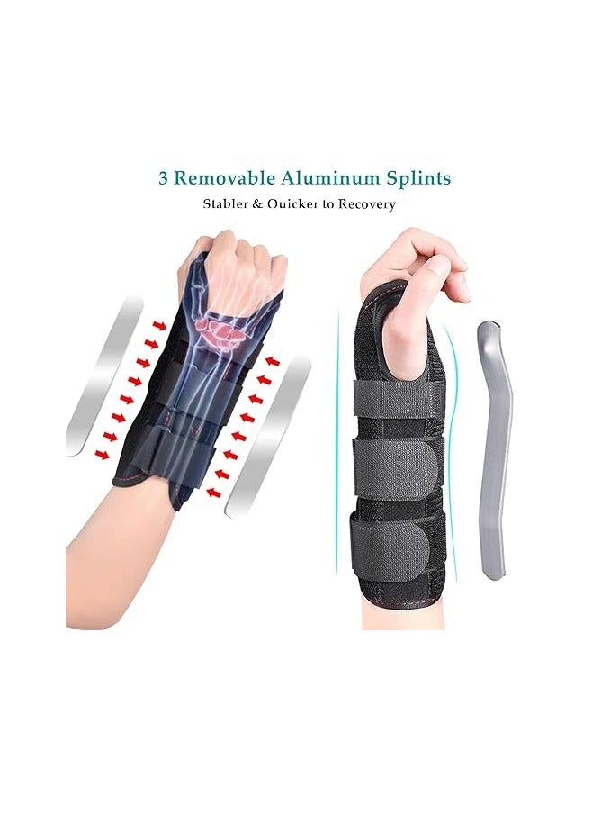 Adjustable Wrist Support Brace For Carpal Tunnel,Fits Both Hands, With Aluminum Splint - Image 3