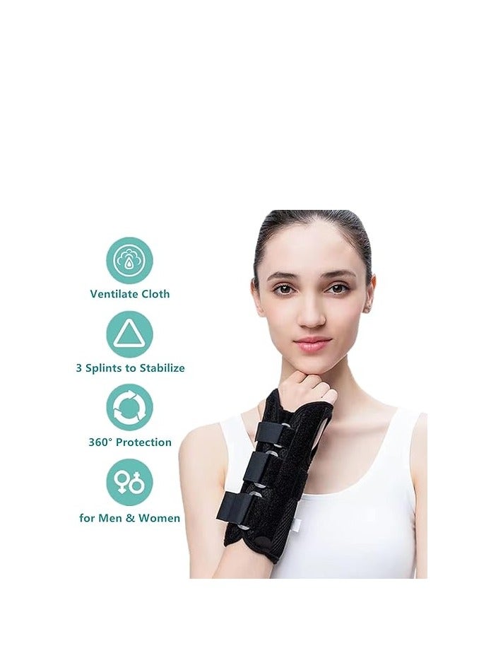 Adjustable Wrist Support Brace For Carpal Tunnel,Fits Both Hands, With Aluminum Splint - Image 4