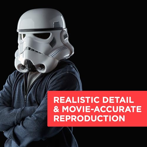 STAR WARS The Black Series Imperial Stormtrooper Premium Electronic Helmet, Rogue One: A Story Adult Roleplay Item, Ages 14 and Up - Image 3