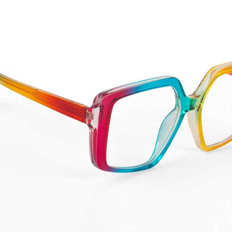 PERKEY Store PERKEY Square Blue Cut Light Blocking Computer Eyeglasses for Men Women - Image 5
