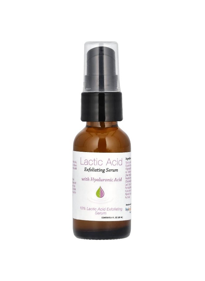 Hyalogic Hyalogic, Lactic Acid Exfoliating Serum With Hyaluronic Acid, 1 fl oz (30 ml)  - Image 1
