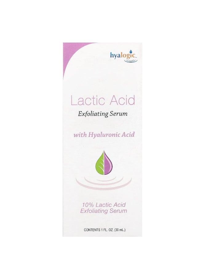 Hyalogic Hyalogic, Lactic Acid Exfoliating Serum With Hyaluronic Acid, 1 fl oz (30 ml)  - Image 2