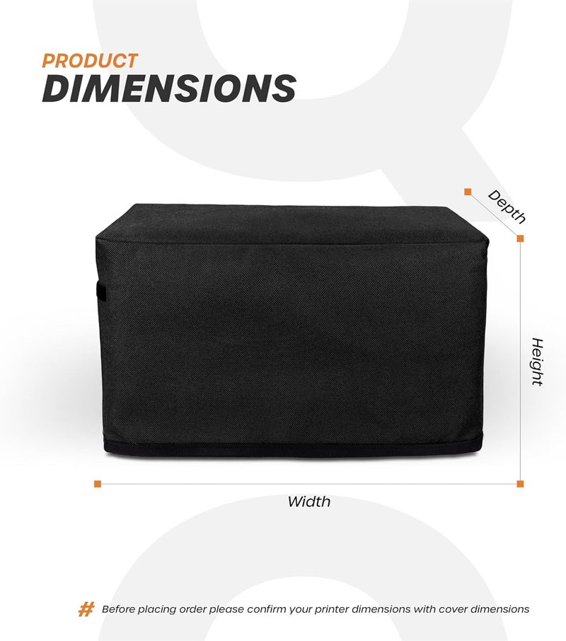 Cranique Dust Proof Printer Cover for HP Smart Tank All-in-One 580 / 581 / 585 (Black) - Image 5